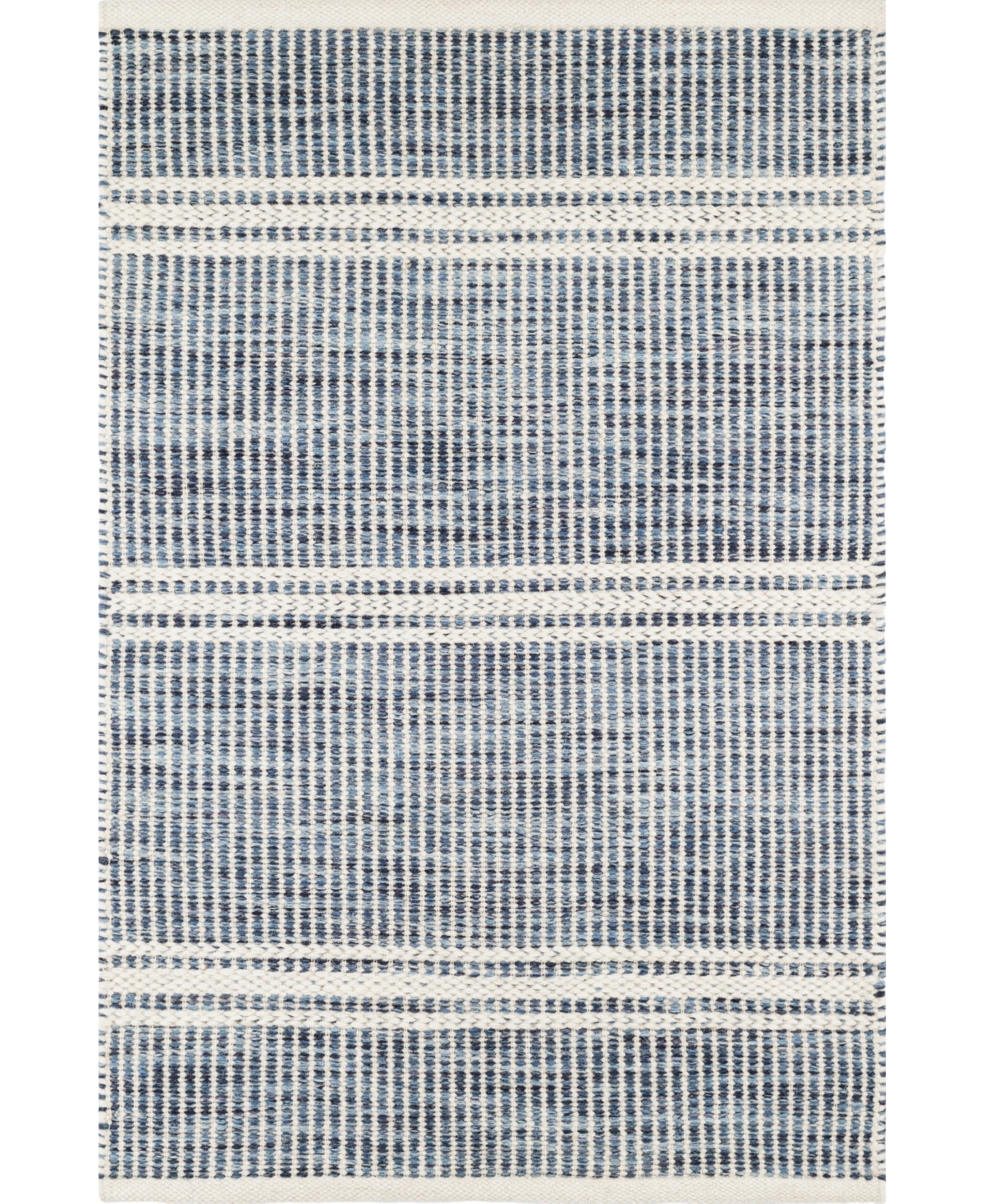 Dash And Albert Rugs By Annie Selke Malta Wool Da1026 6'x9' Area Rug In Blue