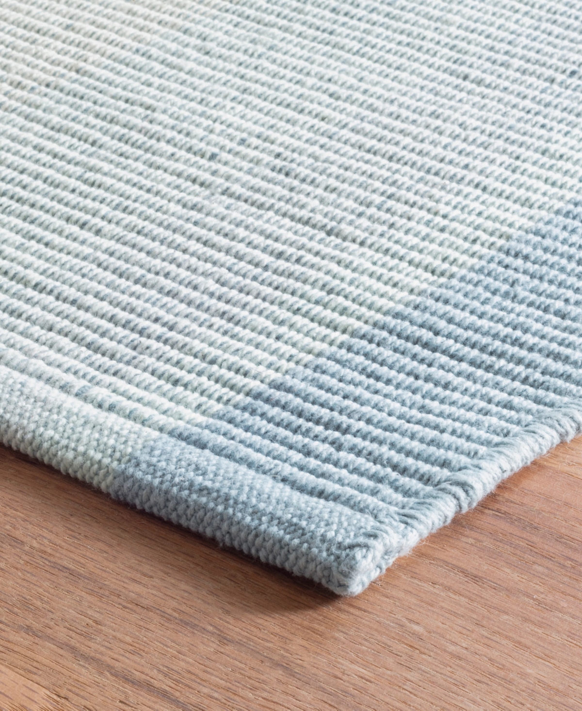 Dash And Albert Rugs By Annie Selke Shore Stripe Da1088 6'x9' Area Rug In Gray