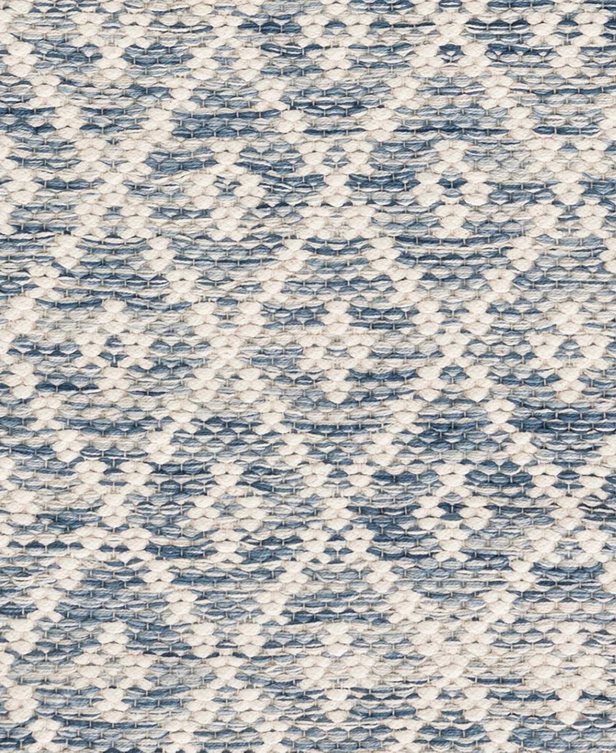 Dash And Albert Rugs By Annie Selke Melange Diamond Cotton Da887 6'x9' Area Rug In Blue