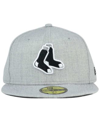 black on black red sox hat