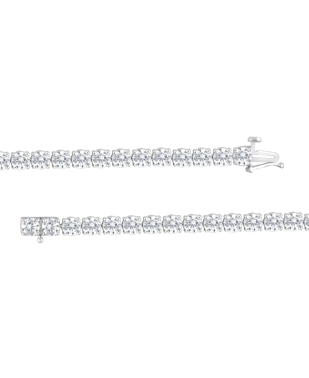 Badgley Mischka Lab Grown Diamond Tennis Bracelet (15 Ct. T.w.) In 14k White Gold In Gold