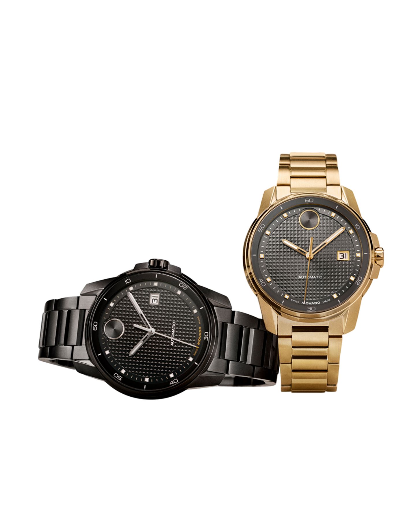 Часы Movado Bold Verso, швейцарский автоподзавод, сталь Light Gold, 41 мм — фото 4