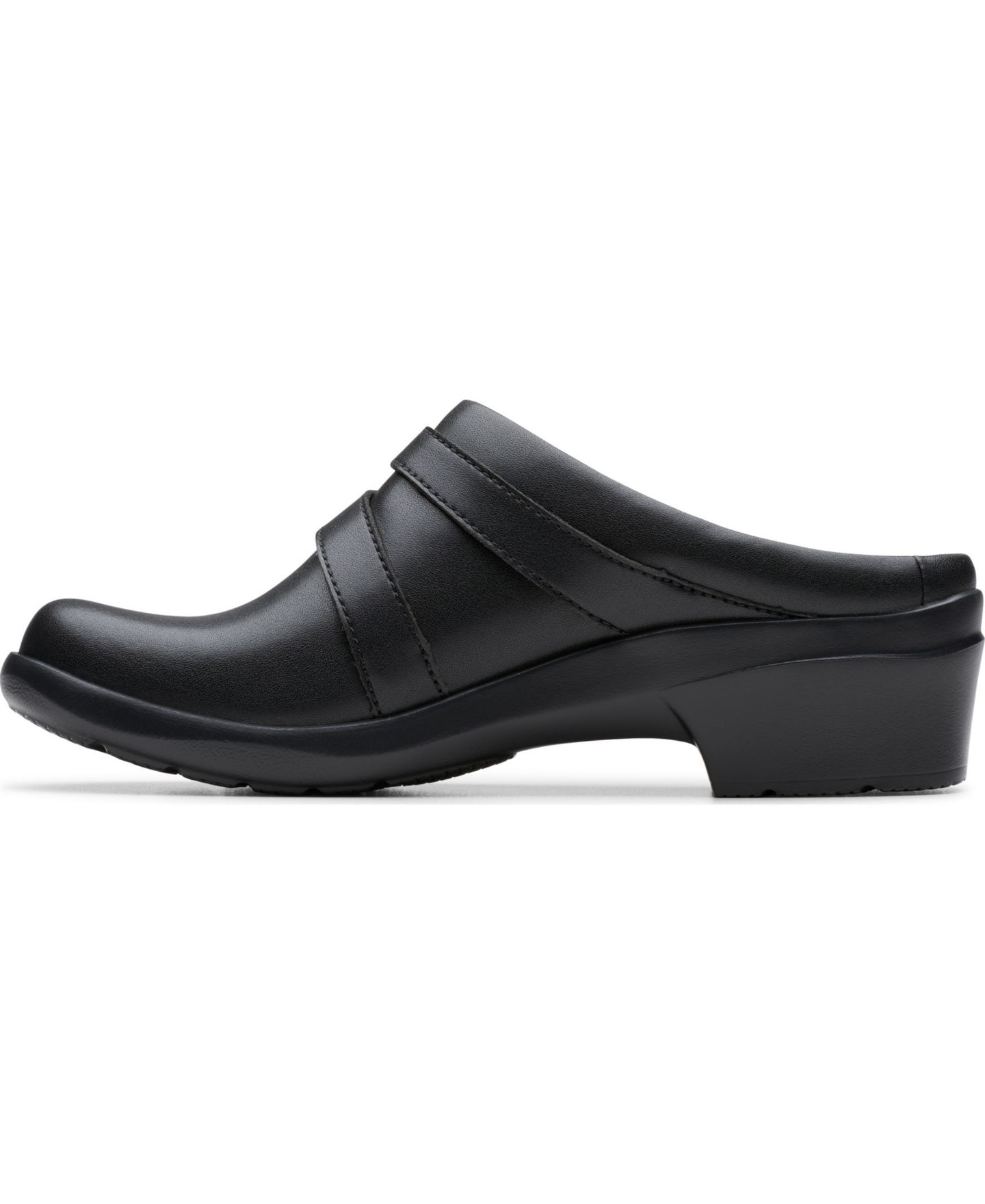 Женские туфли Clarks Collection Angie Holly Slip On, цвет: Чёрный кожаный — фото 5