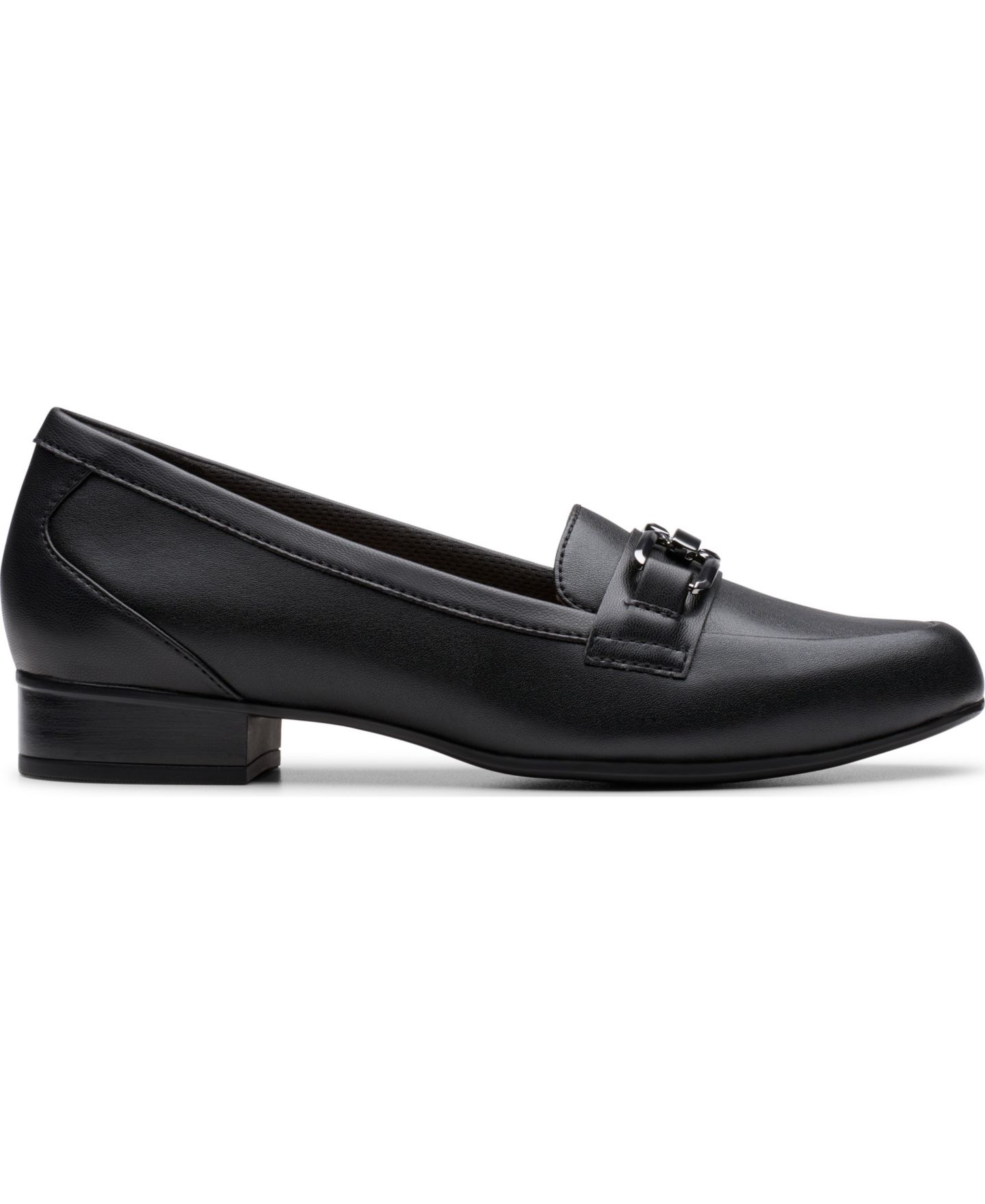 Женские туфли Clarks Juliet Echo Slip-On, цвет: Чёрный кожаный — фото 2