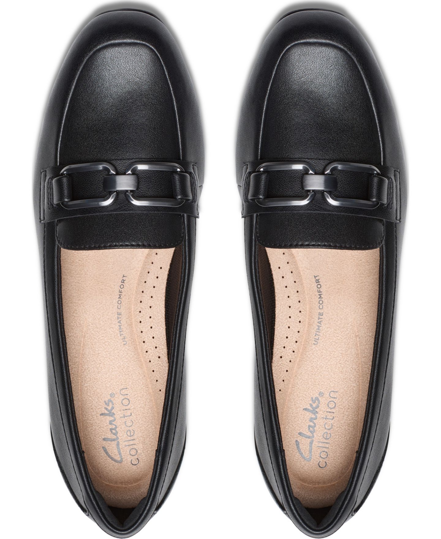 Женские туфли Clarks Juliet Echo Slip-On, цвет: Чёрный кожаный — фото 8