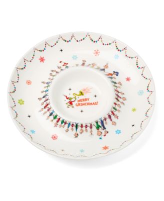 Lenox - Merry Grinchmas Porcelain Chip & Dip Bowl