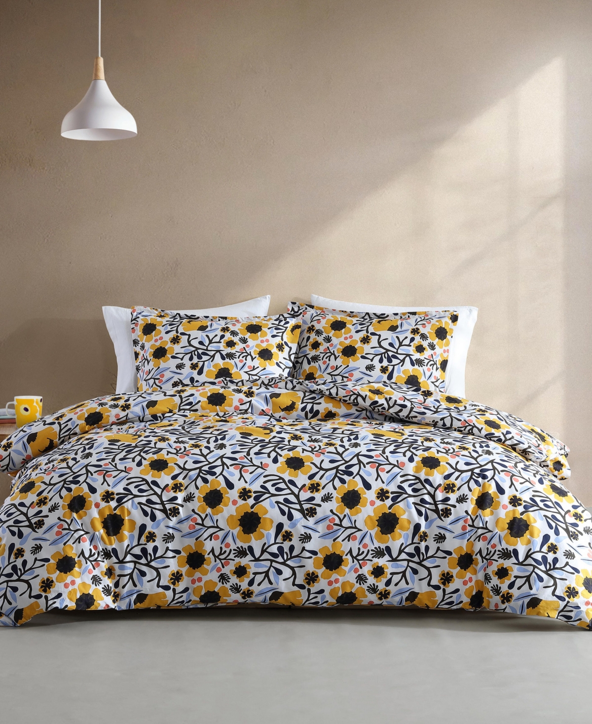 Marimekko Mykero Cotton Percale 3-Pc. Duvet Cover Set