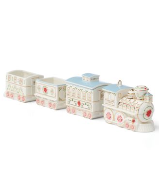 Lenox - Village Christmas Porcelain Train Serving Set