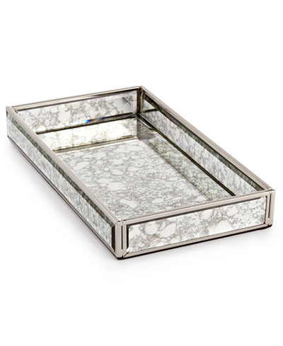 Home Design Studio Vintaged Mirrored Tray, Only at Macy's