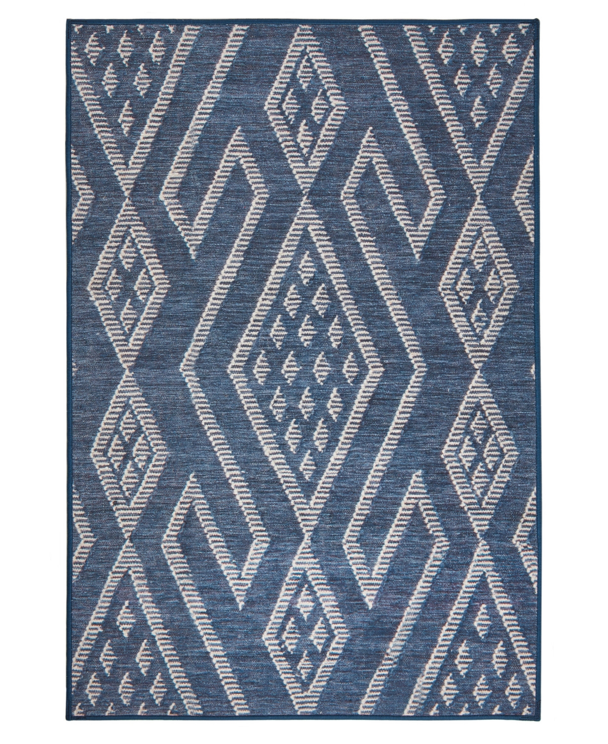 Dash And Albert Rugs By Annie Selke Guthrie Machine Washable Da2344 4'x6' Area Rug In Blue