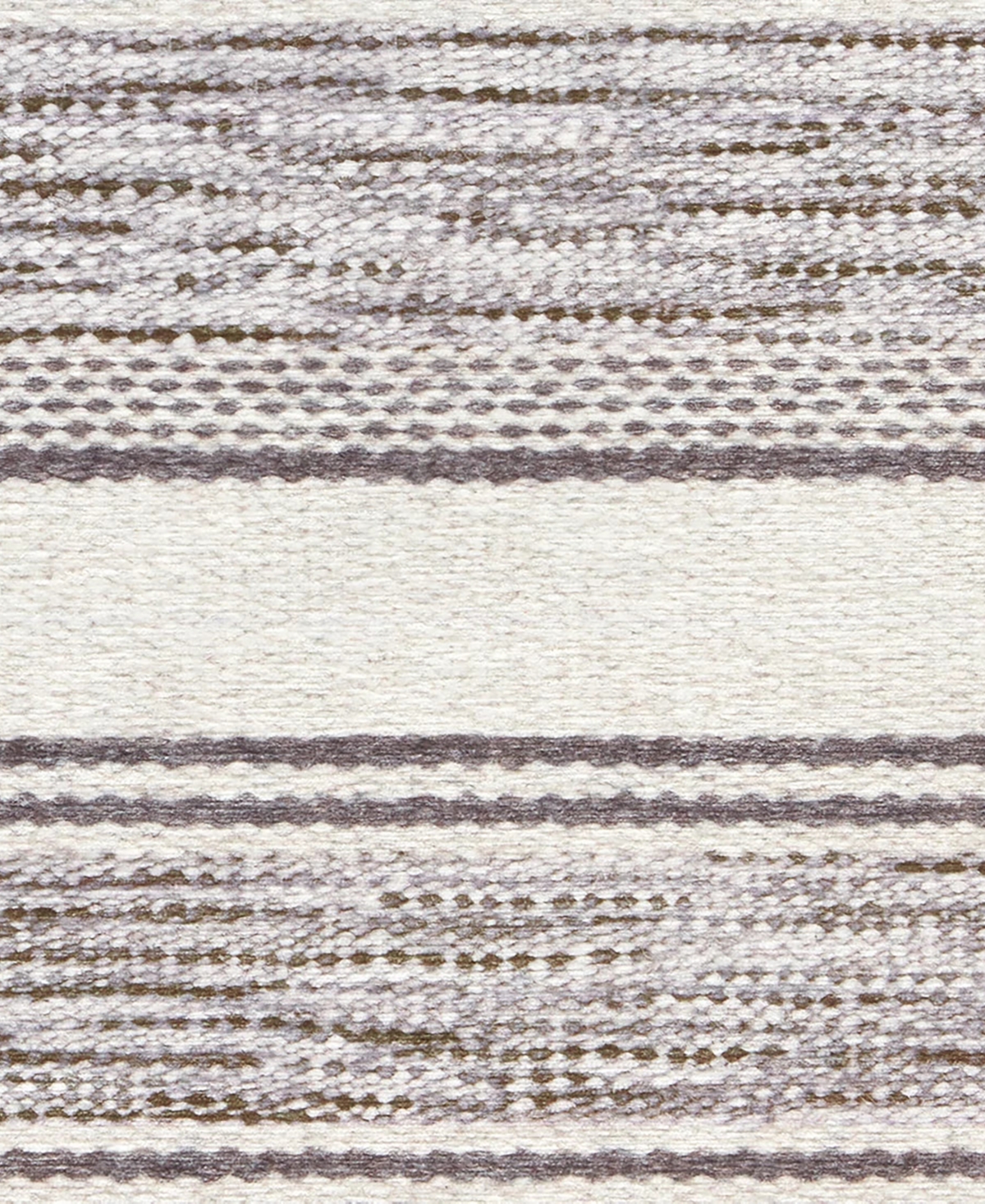 Dash And Albert Rugs By Annie Selke Ellington Stripe Machine Washable Da2340 8'x10' Area Rug In Gray
