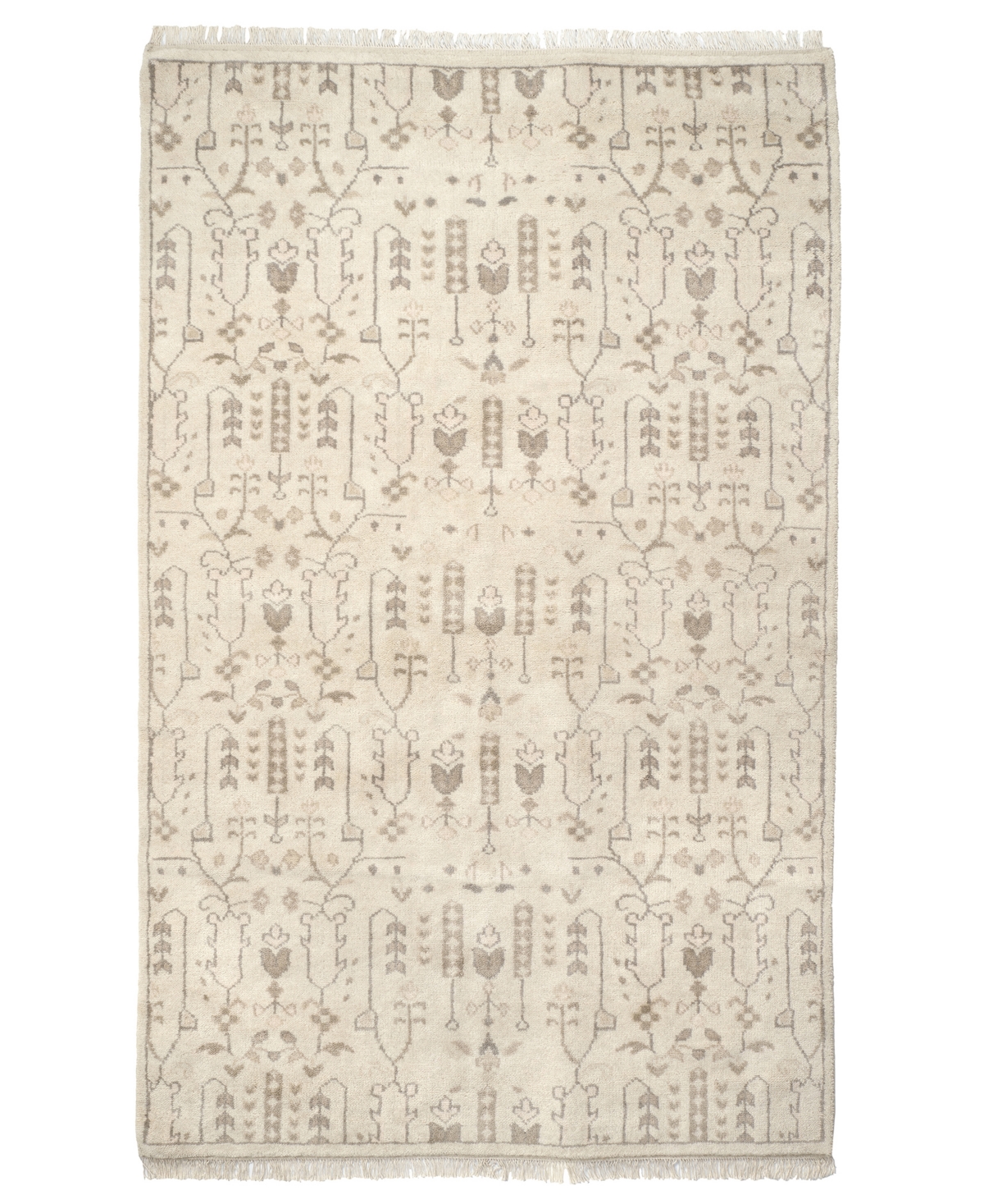 Dash And Albert Rugs By Annie Selke Dara Da2306 9'x12' Area Rug In White