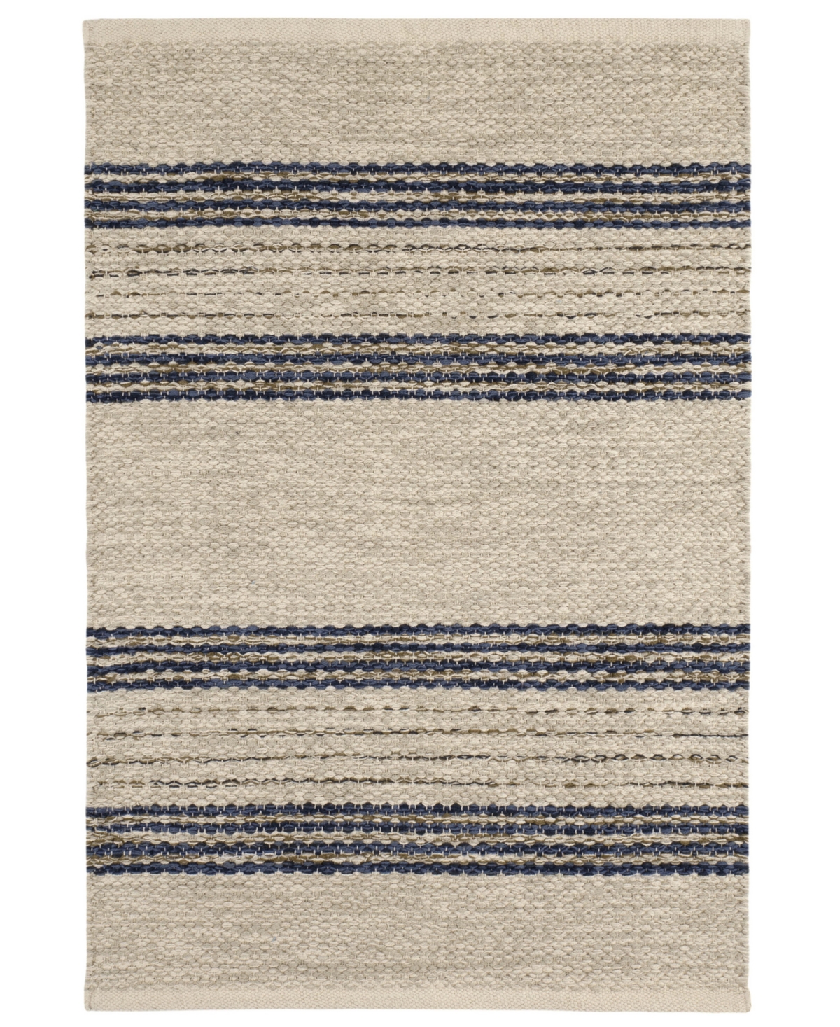 Dash And Albert Rugs By Annie Selke Cielo Stripe Da2205 8'x10' Area Rug In Blue
