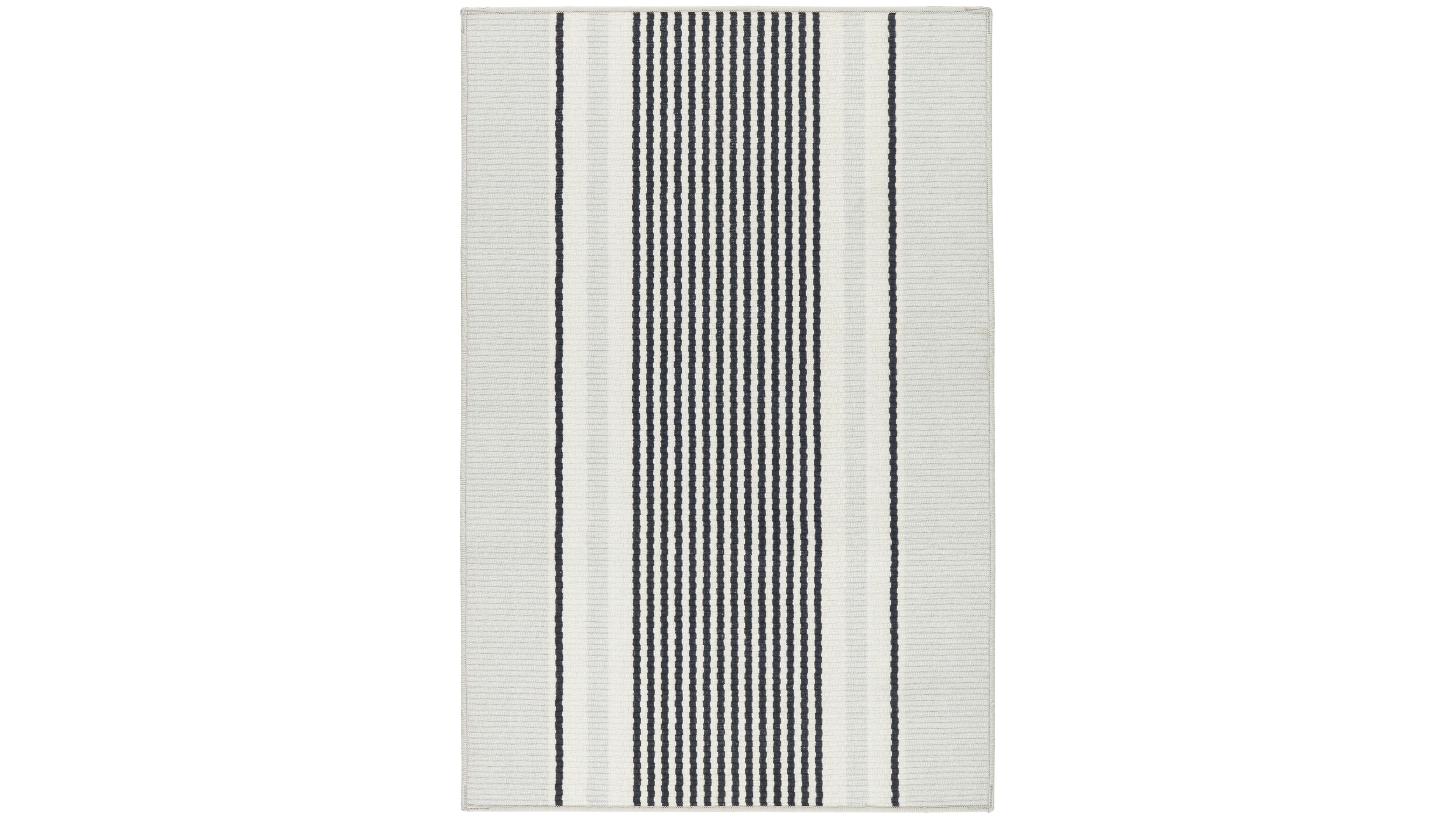 Dash and Albert Rugs by Annie Selke Gunner Stripe Machine Washable DA2038 2'6''x8' Runner Area Rug