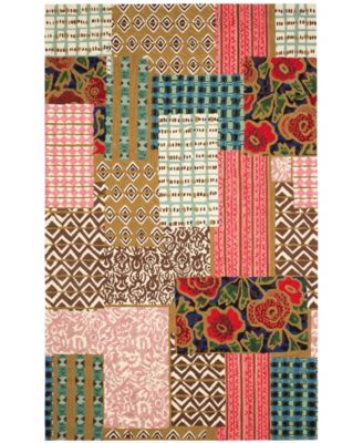 Dash and Albert Rugs by Annie Selke - Elm Patchwork DA1973 8'x10' Area Rug