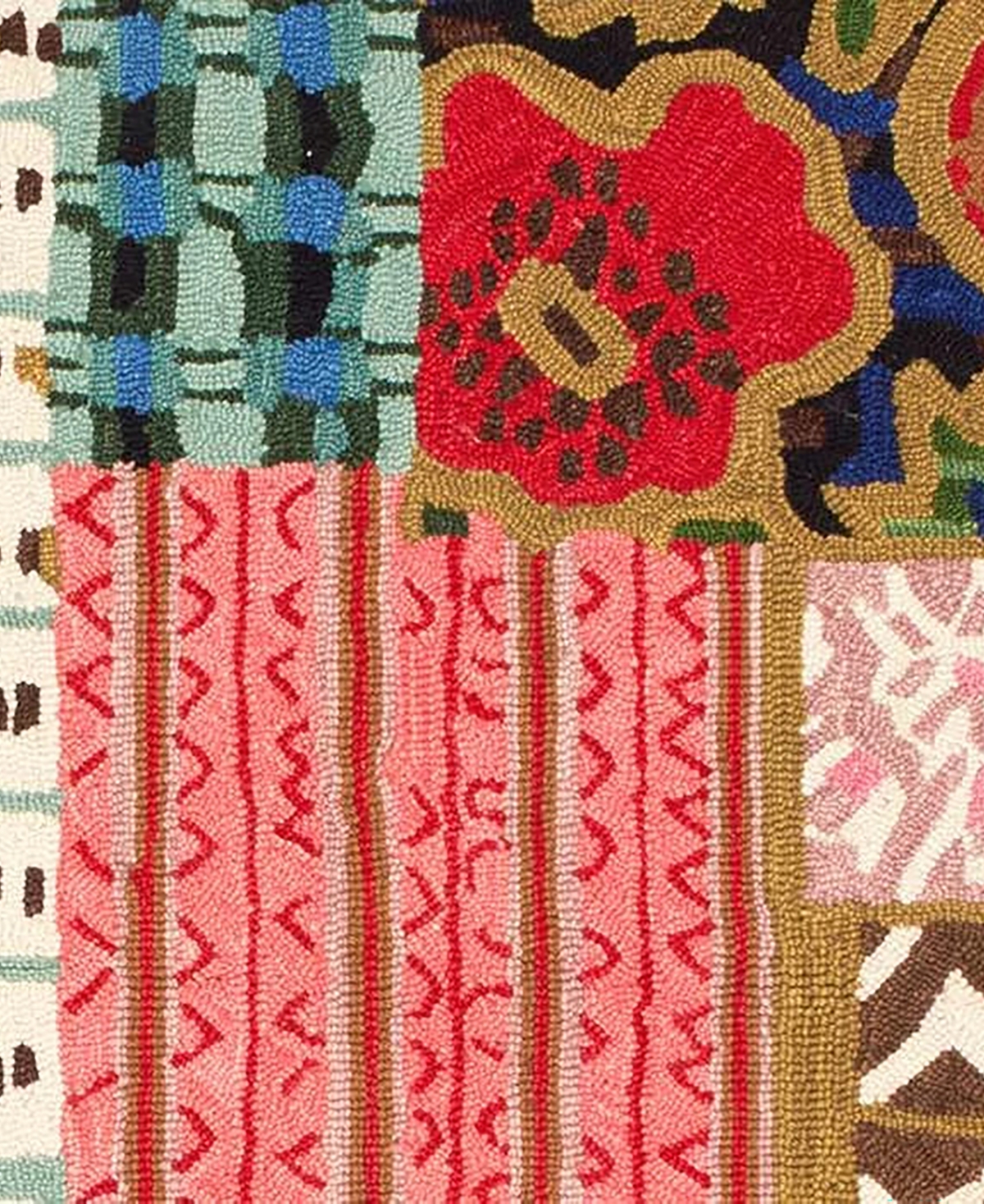 Dash And Albert Rugs By Annie Selke Elm Patchwork Da1973 5'x8' Area Rug In Multi