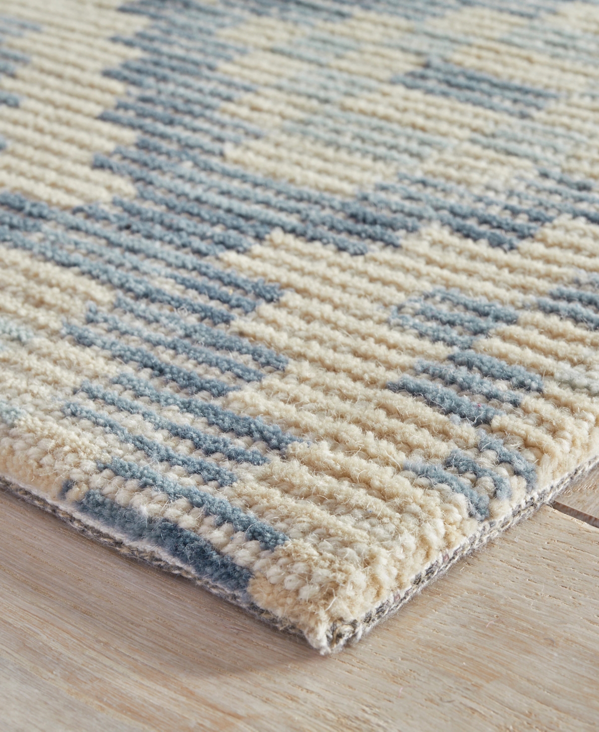 Dash And Albert Rugs By Annie Selke Diamond Cove Da1940 9'x12' Area Rug In Blue