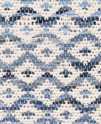 Denim Rag Diamond DA789 2'x3' Area Rug