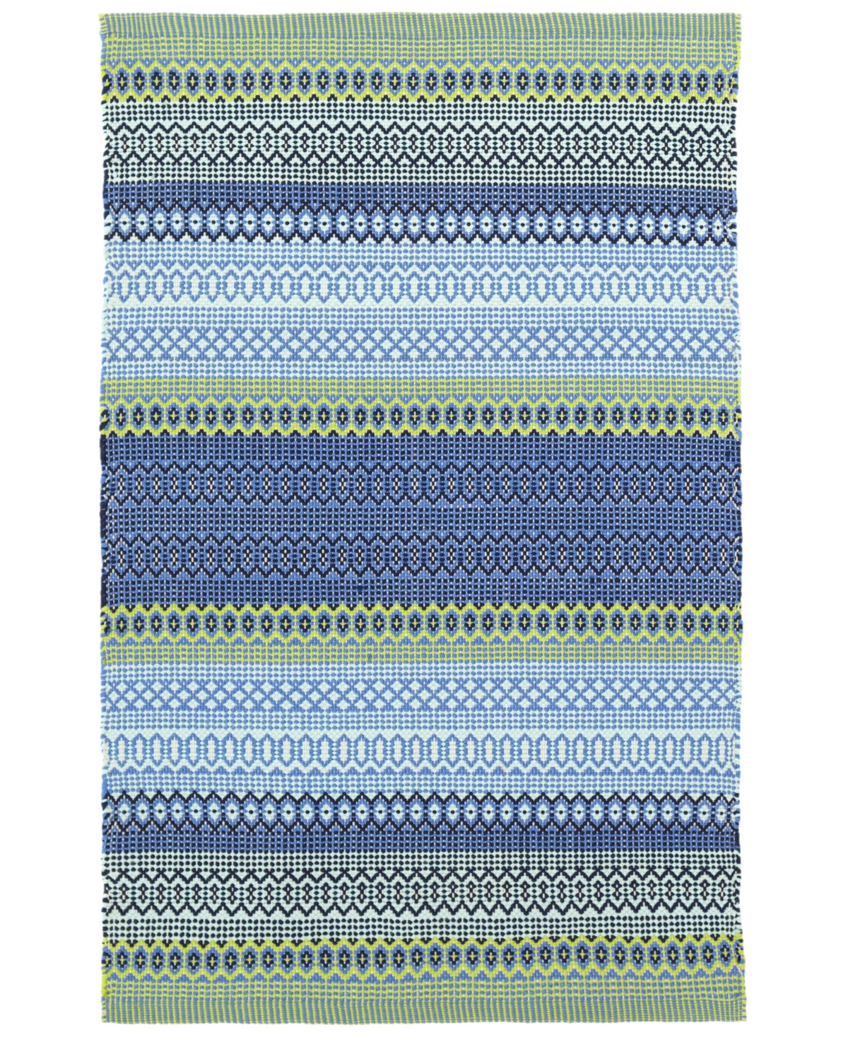 Dash And Albert Rugs By Annie Selke Fiesta Stripe Indoor/outdoor Da662 4'x6' Area Rug In Multi