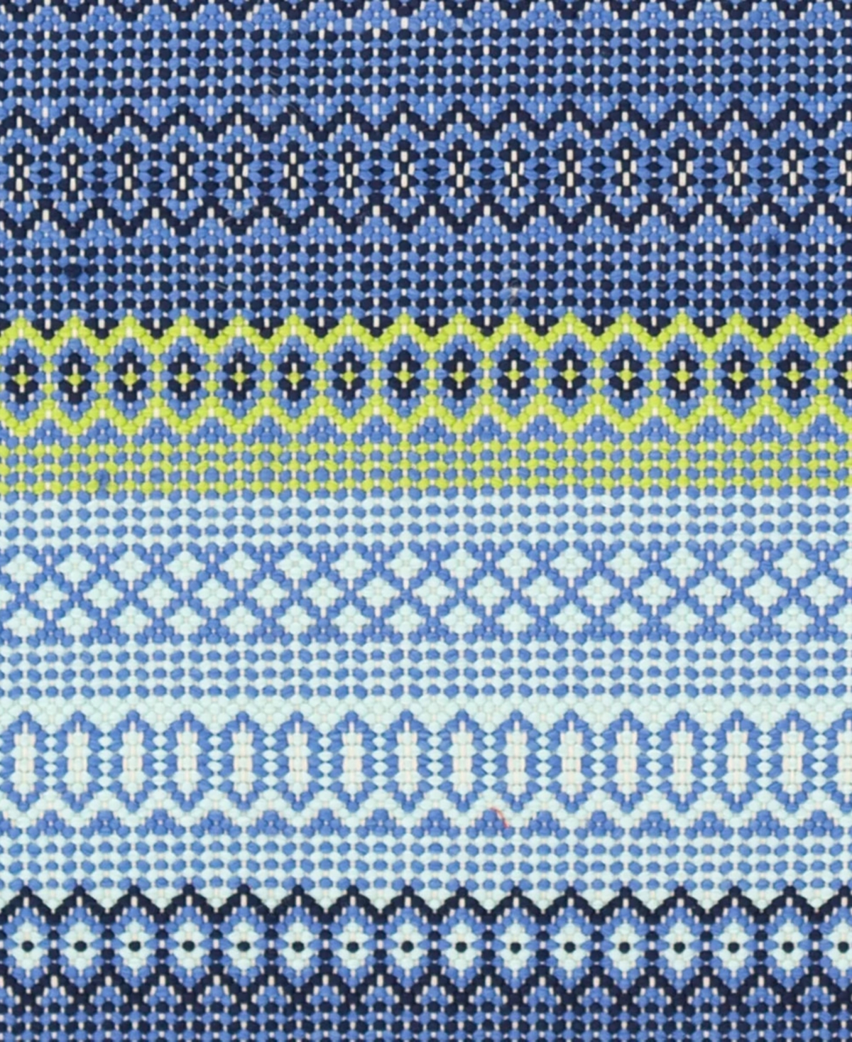 Dash and Albert Rugs by Annie Selke Fiesta Stripe Indoor/Outdoor DA662 2'6''x12' Runner Area Rug