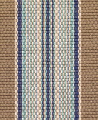 Blue Heron Stripe Indoor/Outdoor DA142 2'x3' Area Rug