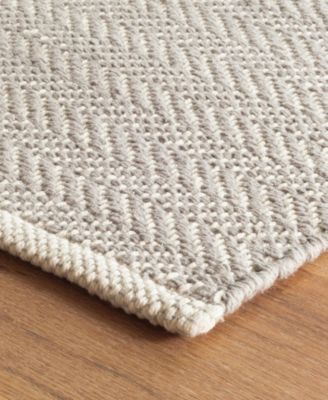 Herringbone Cotton RDA421 4'x6' Area Rug