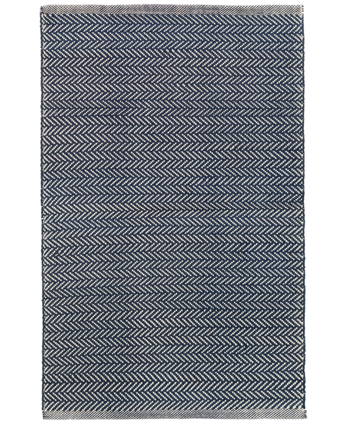 Dash And Albert Rugs By Annie Selke Herringbone Cotton Rda356 6'x9' Area Rug In Purple