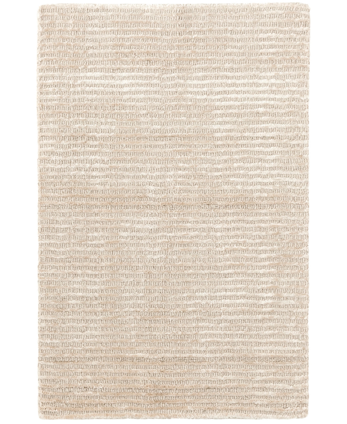 Dash And Albert Rugs By Annie Selke Cut Stripe Rda243 3'x5' Area Rug In White