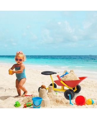 8 Inch Heavy Duty Kids Ride-on Sand Dumper with 4 Wheels