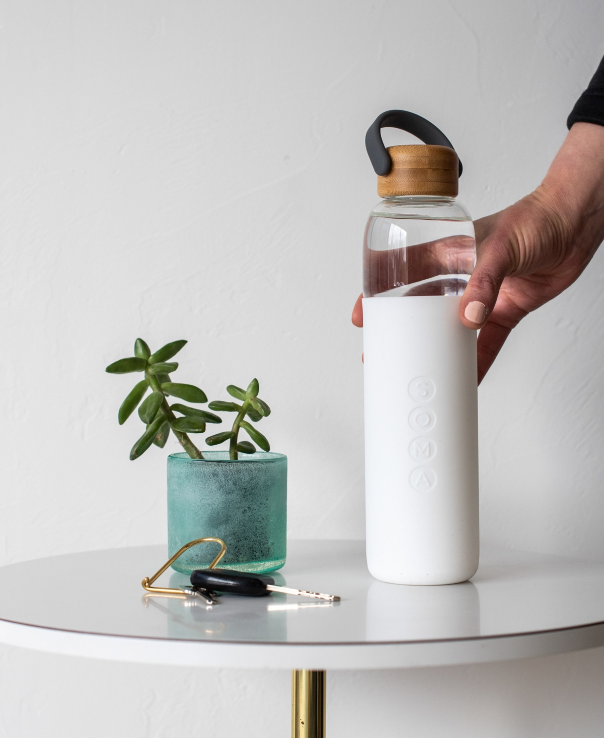 Full Circle Soma 25 oz. Glass Water Bottle