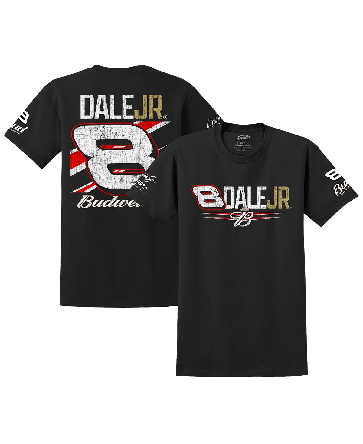 Men's Black Dale Earnhardt Jr. Budweiser T-Shirt - Black
