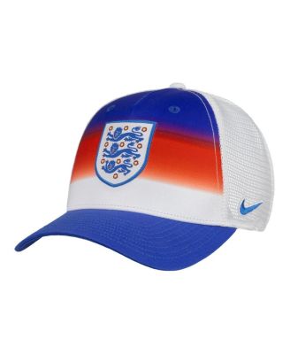 Nike - Men's and Women's White England National Team Rise Printed Trucker Adjustable Hat