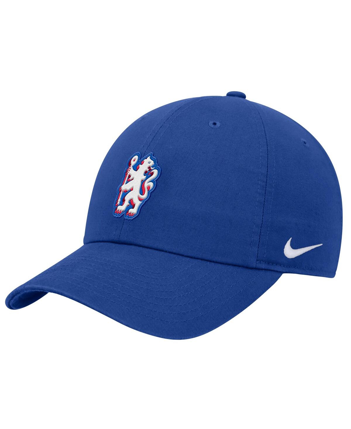 Men's and Women's Blue Chelsea Club Adjustable Hat - Blue
