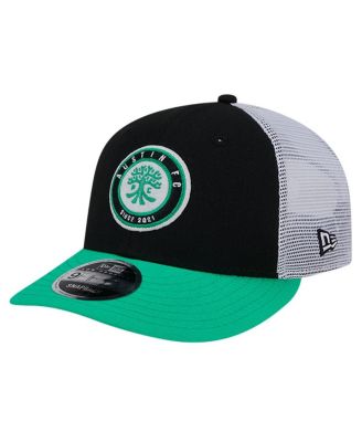 New Era - Men's Black Austin FC Throwback Trucker Low Profile 9FIFTY Snapback Hat