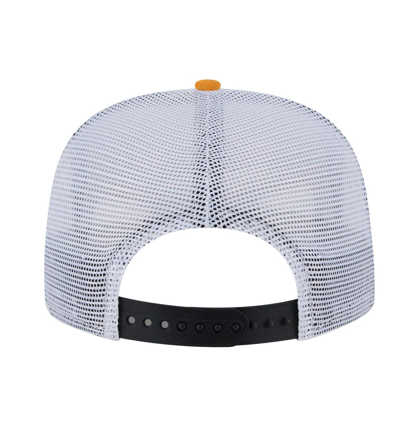 Мужской головной убор New Era Black/Gold Pittsburgh Penguins Throwback V-Dye Adjustable Golfer Hat — фото 4