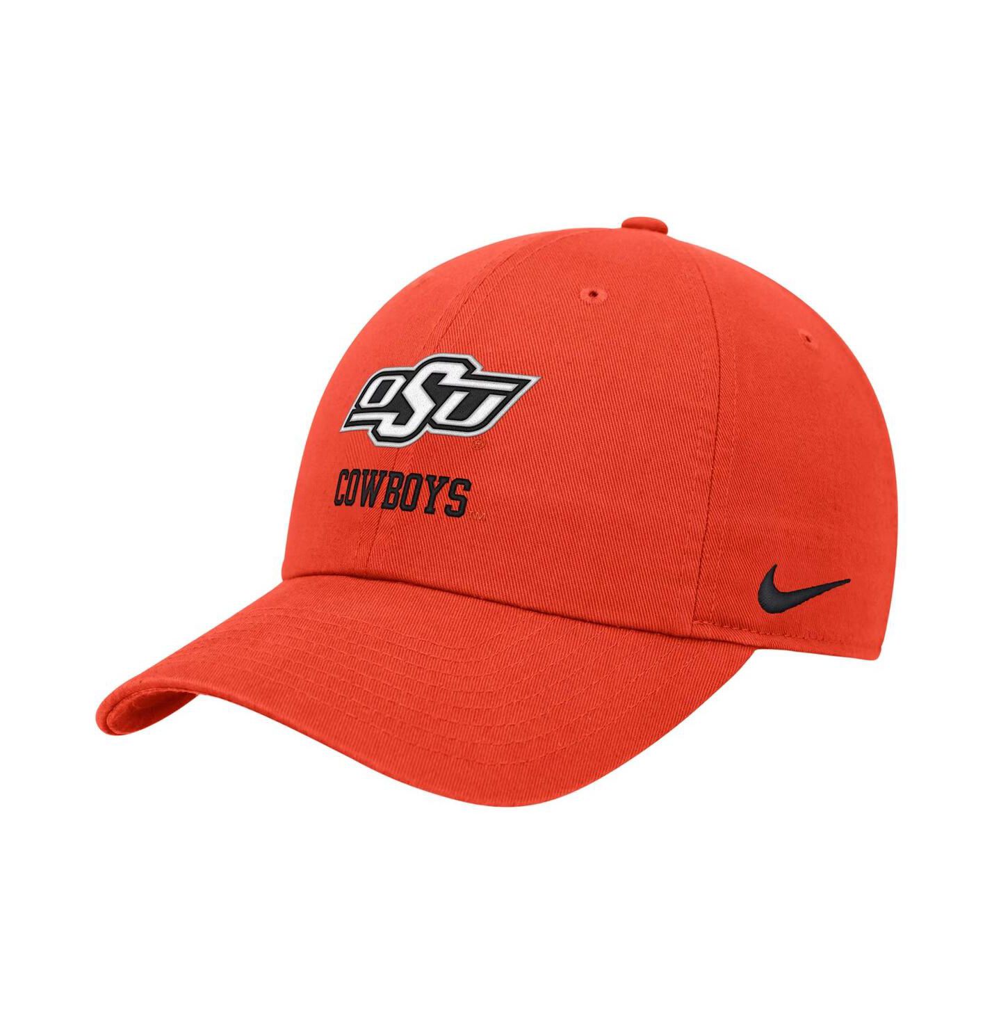 Мужская кепка Nike Orange Oklahoma State Cowboys 2025 On-Field Club Adjustable Hat — фото 2
