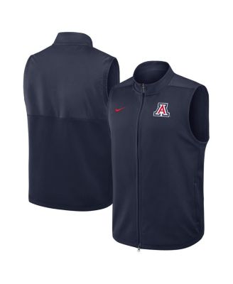 Nike - Men's Navy Arizona Wildcats Primetime&nbsp;Victory Performance Full-Zip Vest