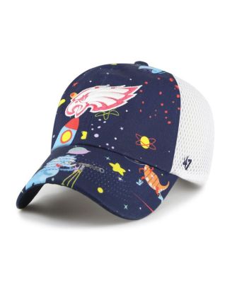 '47 Brand - Big Boys and Girls Navy Philadelphia Eagles Space Dino Adjustable Trucker Hat