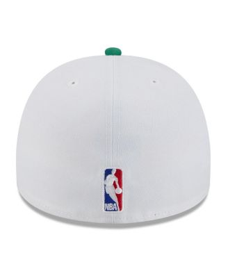 Men's White/Kelly Green Boston Celtics 2025 NBA Draft A-Frame 59FIFTY Fitted Hat