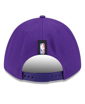 Men's Purple Los Angeles Lakers 2025 NBA Draft M-Crown A-Frame 9FORTY Adjustable Hat