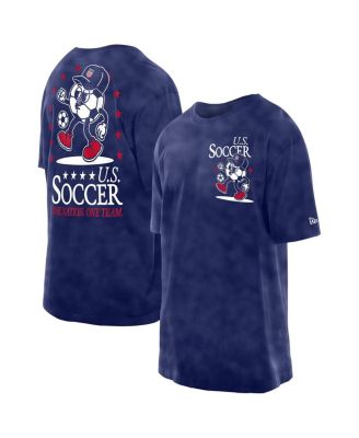 New Era - Men's Navy USMNT Old School Sport Mineral Wash T-Shirt