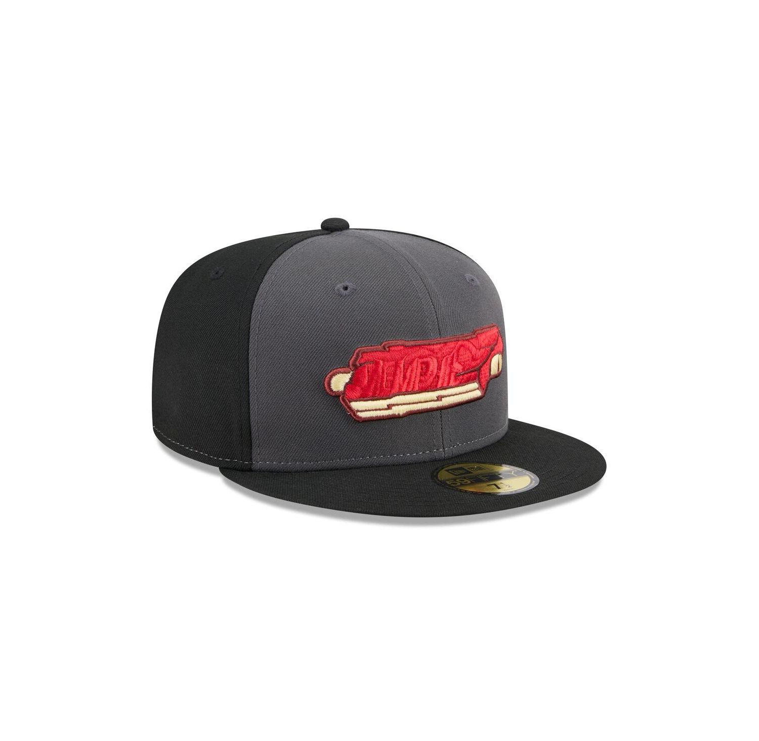 Men's Gray Memphis Redbirds Theme Nights 59FIFTY Fitted Hat
