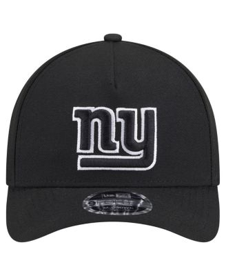 Men's Black New York Giants Team Collection 9FORTY M-Crown A-Frame Adjustable Hat