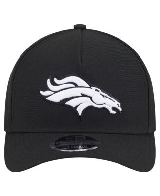 Men's Black Denver Broncos Team Collection 9FORTY M-Crown A-Frame Adjustable Hat