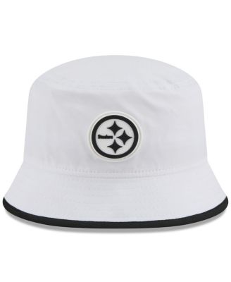Men's White Pittsburgh Steelers 2025 NFL Training Camp Stretch Bucket Hat