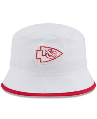 Men's White Kansas City Chiefs 2025 NFL Training Camp Stretch Bucket Hat