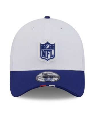 Men's White/Navy 2025 NFL Training Camp 39THIRTY Flex Hat