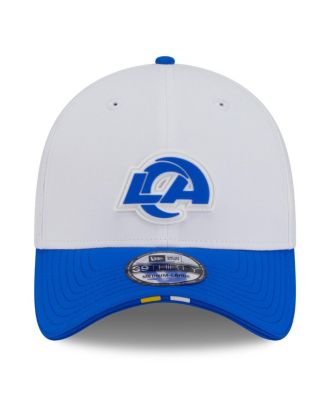 Men's White/Royal Los Angeles Rams 2025 NFL Training Camp 39THIRTY Flex Hat