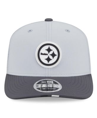 Men's Gray/Graphite Pittsburgh Steelers 2025 NFL Training Camp 9SEVENTY Adjustable Hat