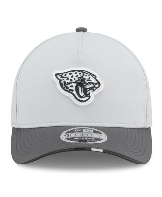 Men's Gray/Graphite Jacksonville Jaguars 2025 NFL Training Camp A-Frame 9FORTY Adjustable Hat
